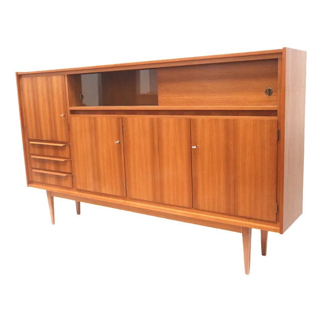 Large Vintage Highboard, 1960s For Sale