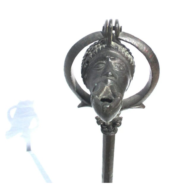 Grand Tour Mid 19th Century Grand Tour Bronze Roman Oil Lamp For Sale - Image 3 of 12