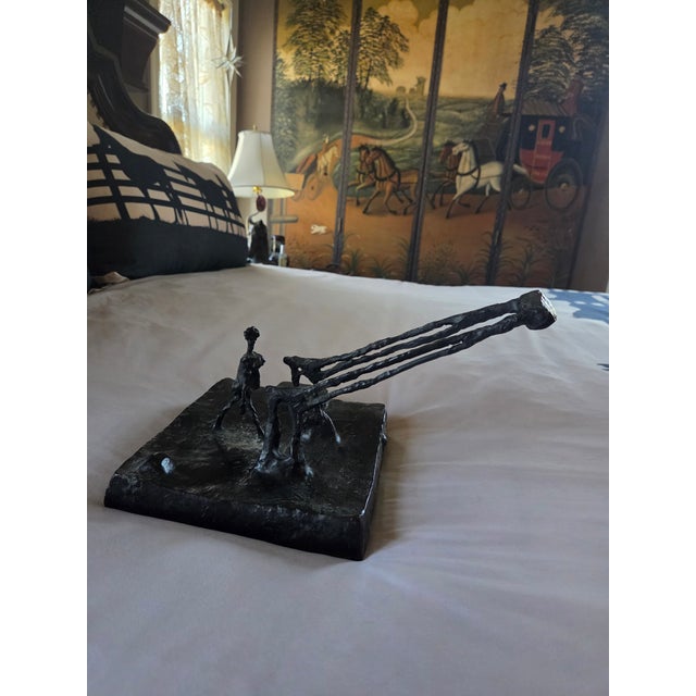 This abstract Bronze Sculpture is signed and dated by George Spaventa in 1956. It was valued in 2003 to be worth $8,000...