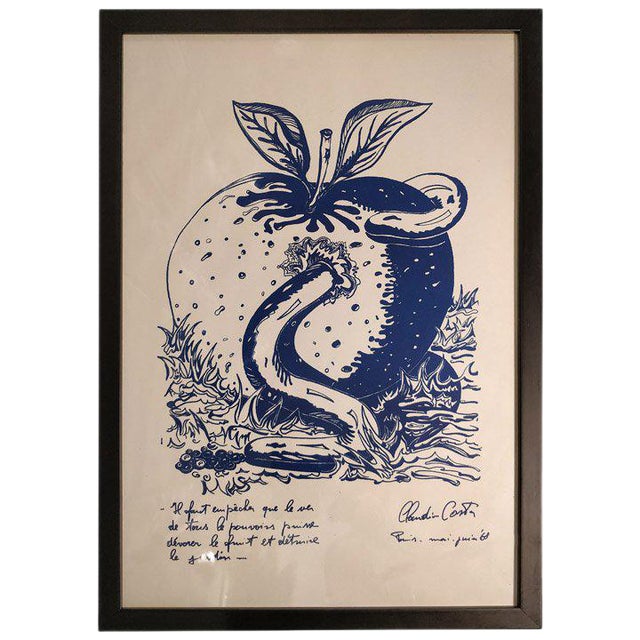 Framed Poster of May, 1968 For Sale