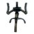 Vintage Brutalist Wrought Iron Candlestick Holder-Hand Forged-Tripod-MCM-Gothic For Sale