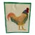 Late 20th Century Napa Artist Sherman Nobleman Fine Art Hand Painted Rooster on Ceramic – 9.5" X 12" For Sale