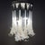 Murano, Venini & Co. 1970s Mid-Century Modern Venini Italian Murano Glass "Calla Lily" Chandelier in Frosted White For Sale - Image 4 of 7