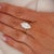 Contemporary Igi Cert. 3 Carat Marquise Lab Diamond Hidden Halo Engagement Ring, Size 8 For Sale - Image 3 of 11