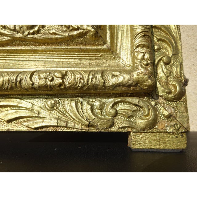 Antique Gilded Mirror, 1890s For Sale - Image 17 of 18