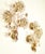 Set of two Palwa light sconces , late 70's , made with Swarovski crystals and 24k gold plated body , matching pair