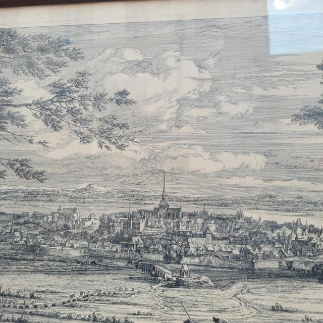 View of Gray Franche Comté, 1700s, Engraving, Framed For Sale - Image 11 of 17