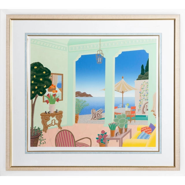 Art Deco La Jolla, Thomas McKnight Screen Print For Sale - Image 3 of 3