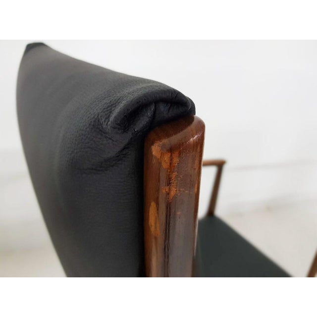 Black Danish Rosewood Dining Chairs, 1950s, Set of 4 For Sale - Image 8 of 11