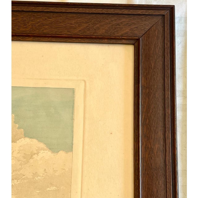 Early 20th Century Francis Calcraft Turner’s Bachelor’s Hall Series Lithograph Plate 1 - Beautiful Oak Frame For Sale - Image 5 of 10