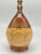 Brown Hand Carved Marquetry Inlay Pear Shaped Vessel With Lid For Sale - Image 8 of 9