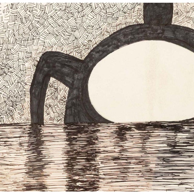 Domenick Capobianco Surrealist Works on Paper, 6 For Sale - Image 13 of 18