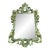 Gilt Plaster Wall Mirror in Baroque Style, Mid-20th Century For Sale