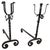 Black Antique Italian Wrought Iron Andirons, 1920s, Set of 2 For Sale - Image 8 of 8