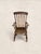 Victorian Antique English Elm and Ash Lath-Back Windsor Armchair For Sale - Image 3 of 7