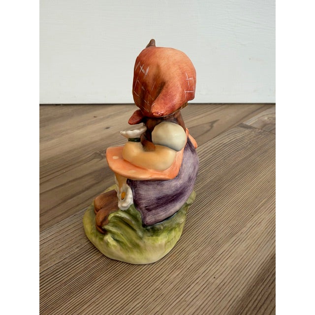Ceramic Vintage m.i. Hummel "In the Meadow" Figurine (Hum 459) Made by Goebel For Sale - Image 7 of 11