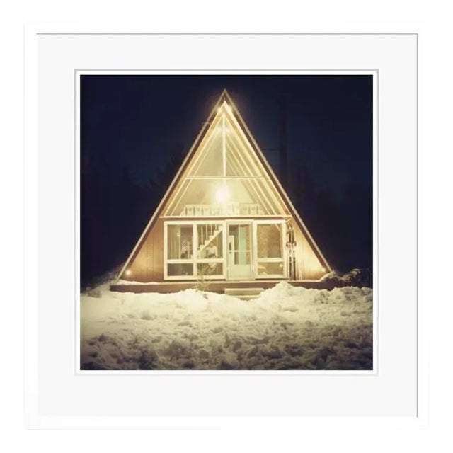Skaal House in Stowe 1962 by Slim Aarons White Framed C Print For Sale