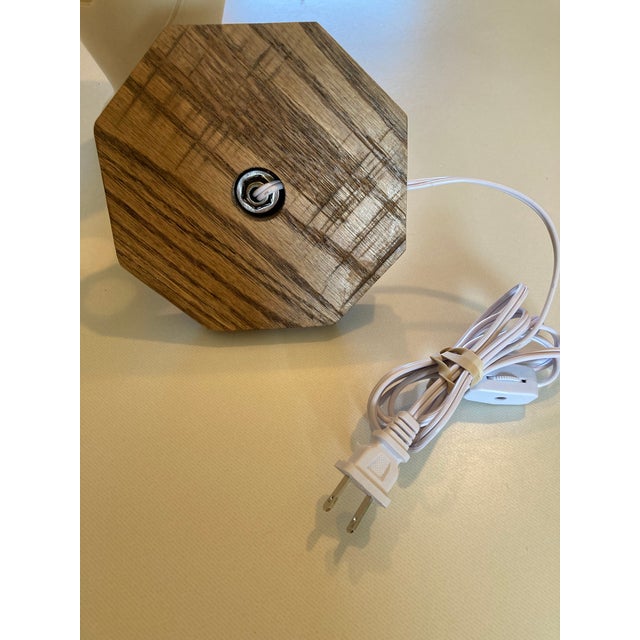 1960s Handmade Ceramic Flower Vase Lamp For Sale In Philadelphia - Image 6 of 9