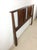 Mid Century Modern Walnut Headboard With Turned Wood Frame For Sale - Image 14 of 18