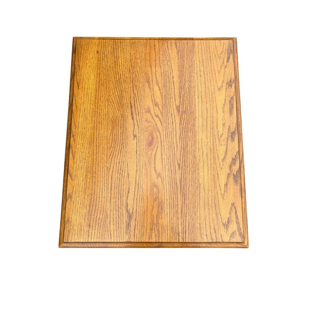 Brown Mid 20th Century Broyhill Lenoir House Rectangular End Table With Ball-and-Claw Feet For Sale - Image 8 of 10