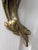 1920s Pair of 3 Arm Rococo Style Candle Sconces in Brass For Sale In Phoenix - Image 6 of 8