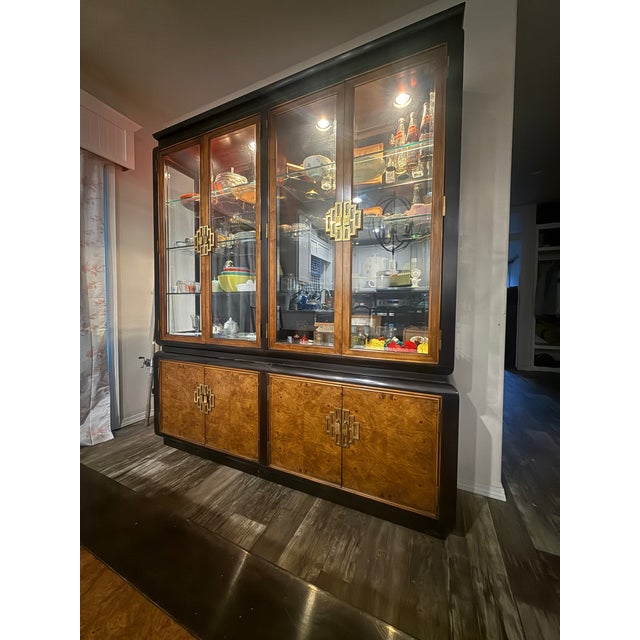 1980s Century Furniture Chin Hua China Cabinet by Raymond Sobota For Sale - Image 13 of 15