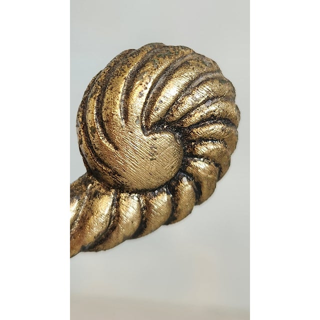 1960s Hollywood Regency Brass Double-Arm Guest Towel Stand For Sale - Image 15 of 18