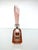 Pink Vintage Perfume Bottle in Pink Crystal Glass with Silver Collar, Spain, 1940s For Sale - Image 8 of 8