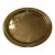 Vintage New in Box Baldwin Brass "Benchmark" 12" Etched Polished Brass Tray For Sale