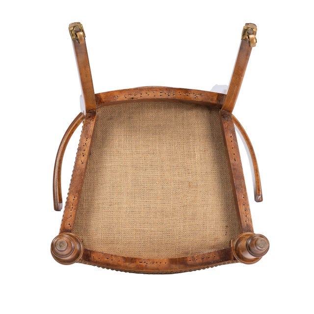 Austrian Biedermeier Beechwood and Mahogany Klismos Side Chair, Circa 1830 For Sale - Image 14 of 14