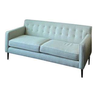 Room & Board 69” Holmes Loveseat in Sumner Linen For Sale
