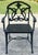 Vintage Black Hummingbird Motif Outdoor Dining Set, Set of 5 For Sale - Image 10 of 15
