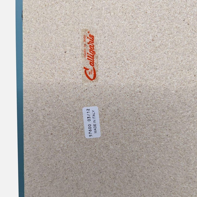 2010s Calligaris Mardi Square Wall Mirror With Cherry Wood Frame For Sale - Image 5 of 5