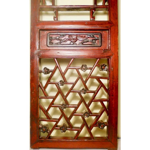 Wood Antique Chinese Screen PanelsCunninghamia wood, Circa 1800-1849 - A Pair For Sale - Image 7 of 11