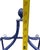 Metal Palm Beach Regency Cobalt Blue Faux Bamboo Pagoda Etagere For Sale - Image 7 of 12