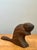 Brown Vintage Carved Wood Beaver Sculpture For Sale - Image 8 of 16