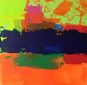 “Coastal Views” Contemporary Abstract Acrylic Painting