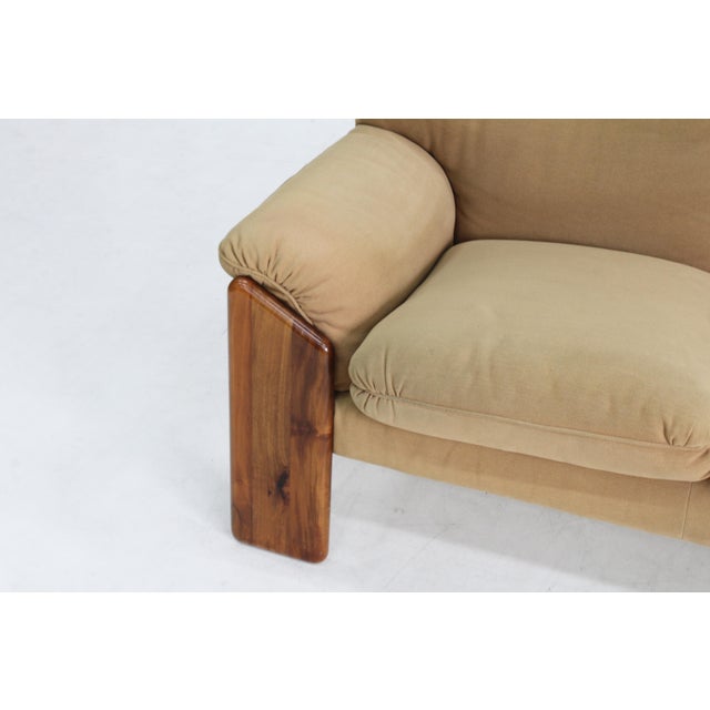 Wood Vintage 3-Seater Sofa by Mario Marenco for Mobilgirgi, 1970s For Sale - Image 7 of 12