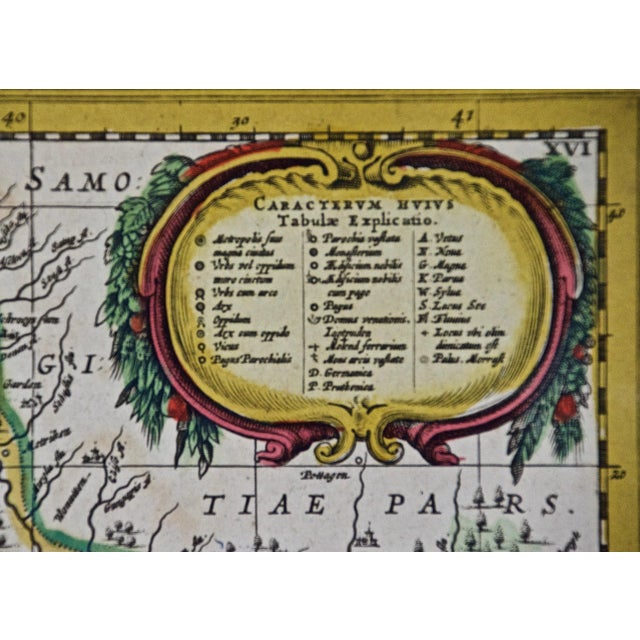 17th Century Prussia, Poland, N. Germany, Etc: A Hand-colored 17th Century Map by Janssonius For Sale - Image 5 of 7
