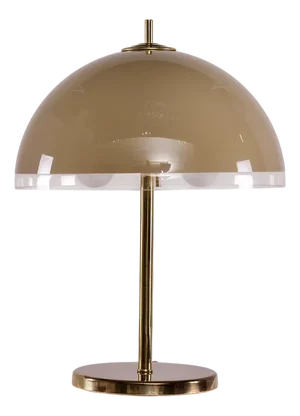 Brass Tulip Mushroom Lamp