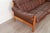 Ulferts Möbler Vintage "Drabant" Brown Leather 3-Seat Sofa by Ulferts Sweden For Sale - Image 4 of 8