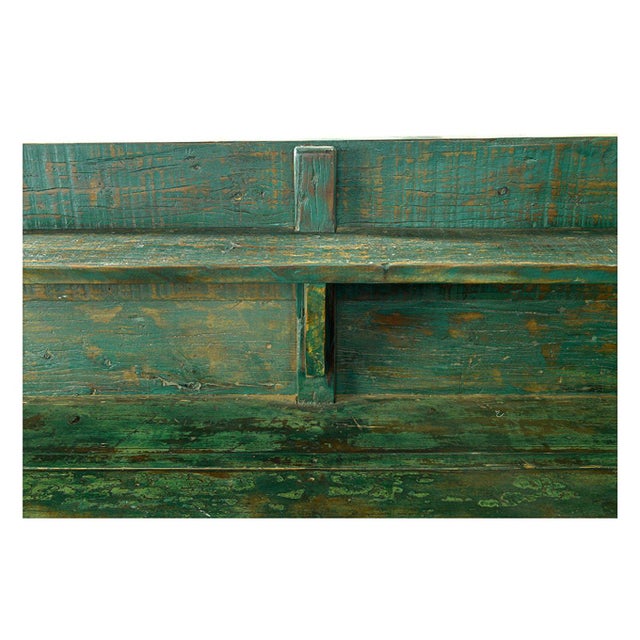 Skated Wooden Work Table, 1940s For Sale - Image 4 of 9