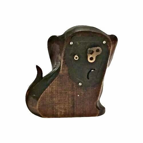 Black Forest Googly Eyed Dog Clock For Sale - Image 4 of 4