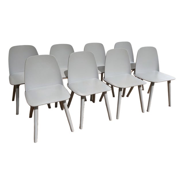 Nerd Chairs by Muuto, Set of 8 For Sale