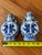 Late 19th Century Qing Dynasty Chinese Blue & White Porcelain Miniature Moon Flask Vases - Pair For Sale - Image 10 of 10