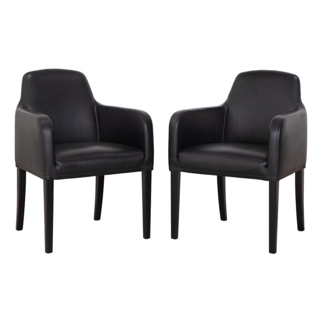 Alma Dining Chairs in Leather from Wittmann, Set of 2 For Sale