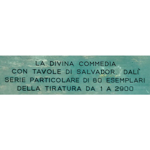 Salvador Dali, Dante's Repentance, 1964, Woodcut For Sale - Image 8 of 9