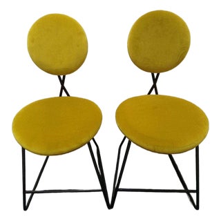 Jonathan Adler Pair of Caprice Counter Stool Market Samples For Sale