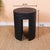 Black Seva Round Oak Wood Side Table For Sale - Image 8 of 8