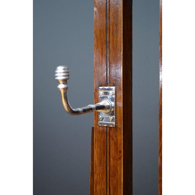 Victorian Oak Hall Stand in the style of Christopher Dresser, 1890s For Sale - Image 9 of 18